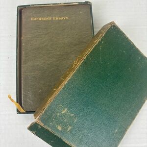 Antique-IOB-Emerson’s Essays-1st&2nd series/2 Volumes in one-Nelson Publishing